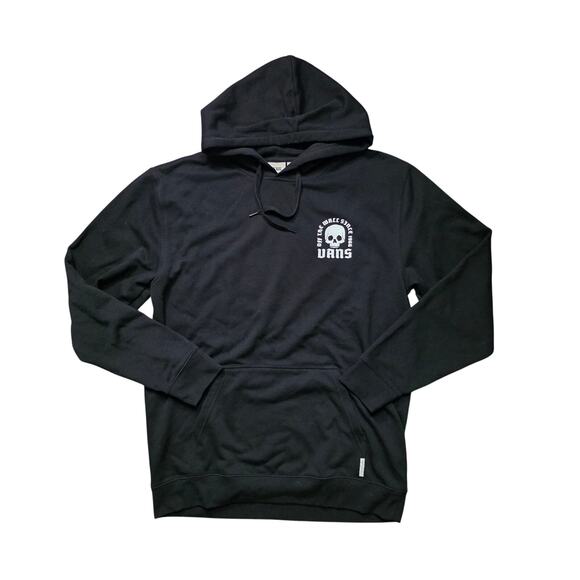 Vans Skull Logo Hoodie Men’s XL Black Pullover - Picture 1 of 9